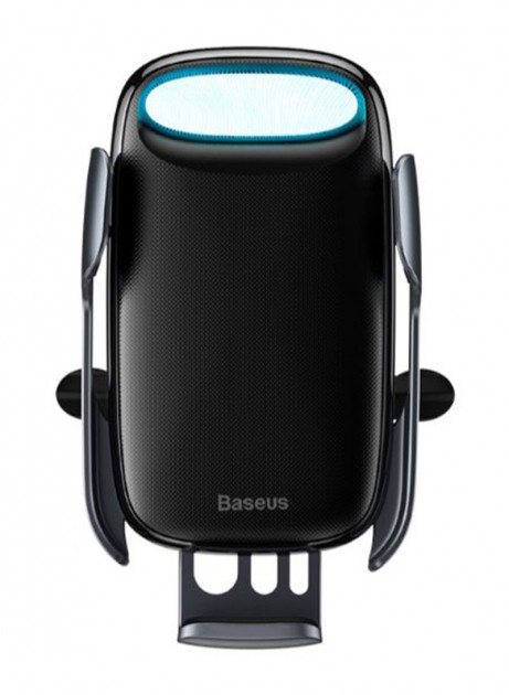 Тримач автомобільний з БЗП Baseus Aurora Electric Holder Wireless Charging Black (WXHW02-01)