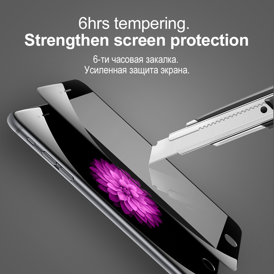 Защитное стекло Vpower iPhone 7 Wh