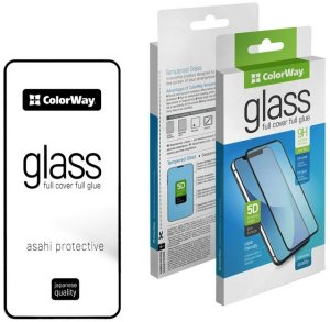 Защитное стекло ColorWay 9H FC glue Xiaomi Redmi 10 black