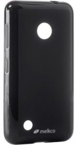 Чехол Melkco Nokia Lumia 530 Poly Jacket TPU Black