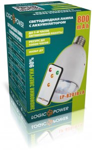 Лампа Logicfox LP-8201R LA 800мАч Цоколь E27