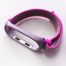 Ремінець до фітнес-браслету Xiaomi Mi Band 3/4 Nylon NEW Sport Pink