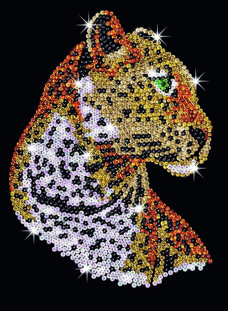 Набір для творчості BLUE Leopard Sequin Art