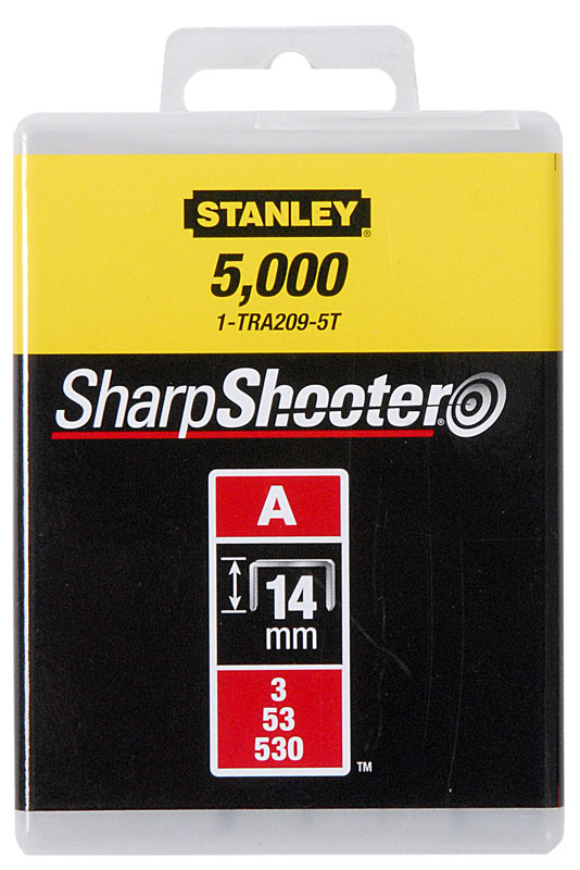 Скобы Stanley 1-TRA209T 14мм (1000шт.) (блистер)