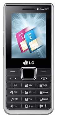 Мобильный телефон LG A390 BK (black)