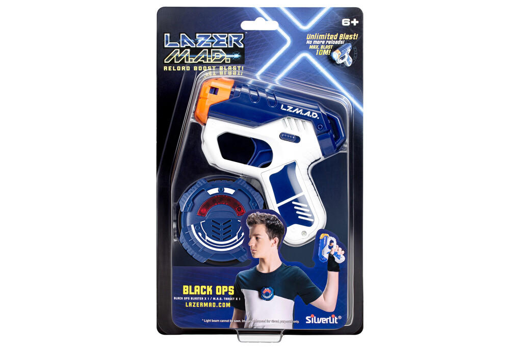 Іграшкова зброя Silverlit Lazer M.A.D Lazer M.A.D. Black Ops (міні-бластер, мішень)
