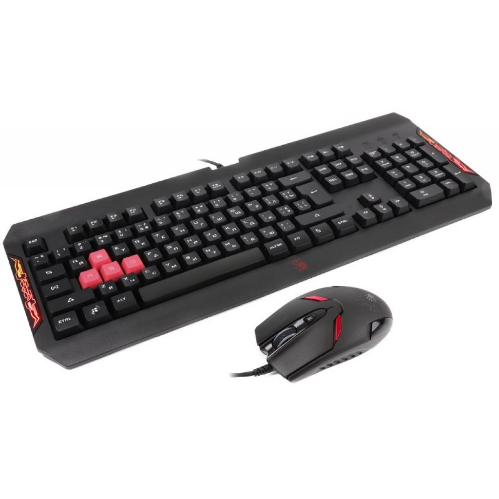 Клавіатура+мишка A4Tech Q1100 Bloody (Black)