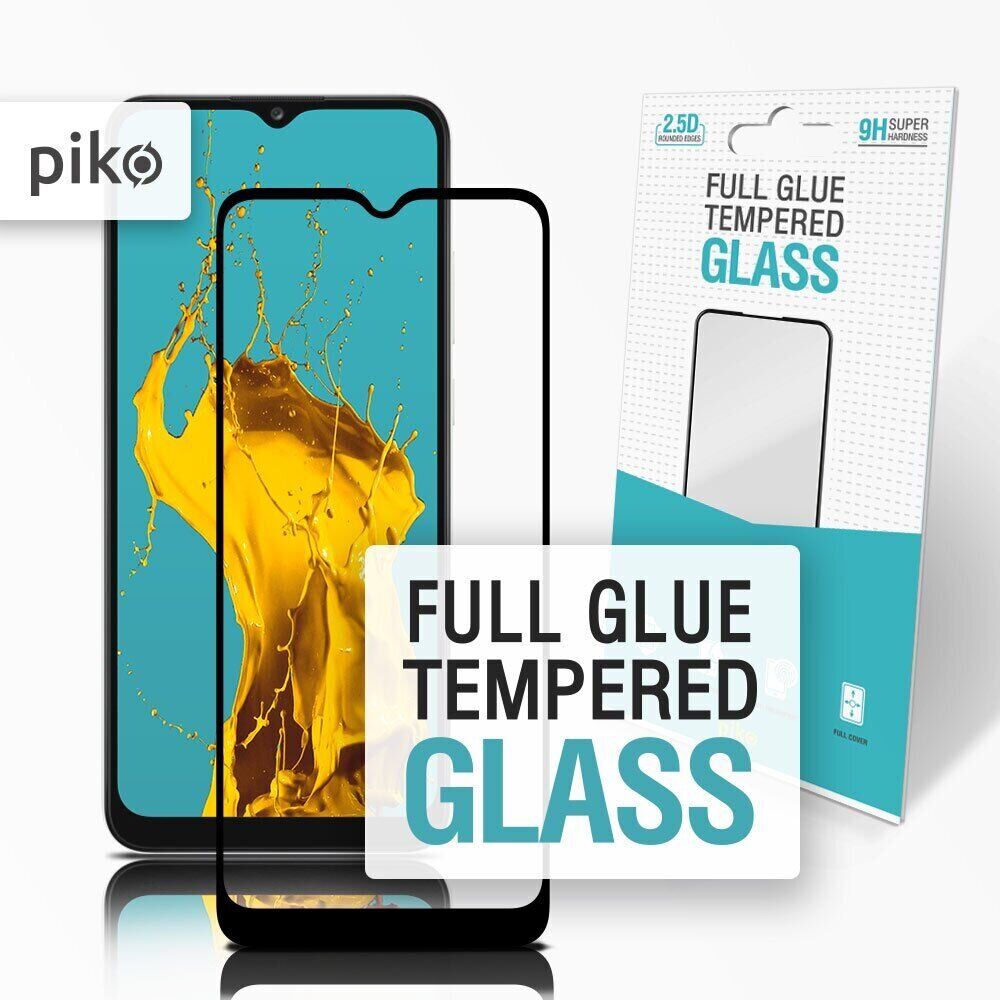 Захисне скло Piko Full Glue для Samsung A02s (чорне)