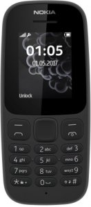 Мобильный телефон Nokia 105 SS Black