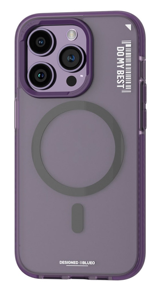 Накладка Blueo Dual Color Phone Case for iPhone 14 Pro with MagSafe Purple (B46-I14PPRP)