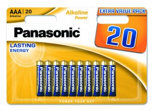 Батарейка Panasonic ALKALINE POWER AAA BLI 20 (LR03REB/20BW)