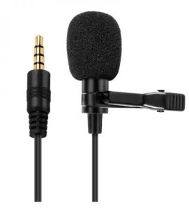 Микрофон петличный XO MKF01 for jack 3.5 Black