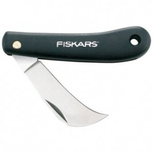 Нож Fiskars для прививки растений закругленный К62 (1001623)