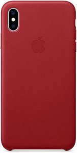 Накладка Leather Case for iPhone Red X