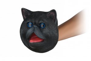 Игрушка-рукавичка Same Toy Кот черный