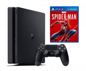 Игровая приставка Sony PlayStation 4 Slim (PS4) 500Gb+ Spider Man *