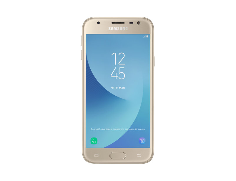 Смартфон Samsung Galaxy J3 2017 Duos Gold (SM-J330FZDD)