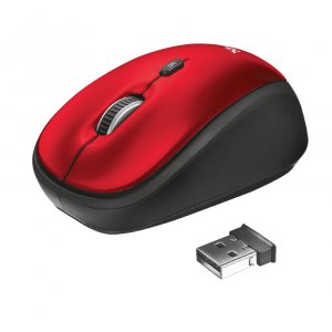 Мышка Trust Rona Wireless Mouse Red