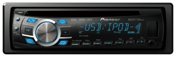 Автомагнітола CD+MP3+USB Pioneer DEH-4350UB