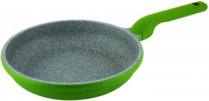 Сковорода Con Brio CB-2426 зеленая, 24см, ИНДУКЦИЯ, Eco Granite PREMIUM