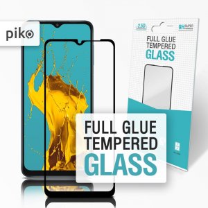 Защитное стекло Piko Full Glue для Samsung A12 (черное)
