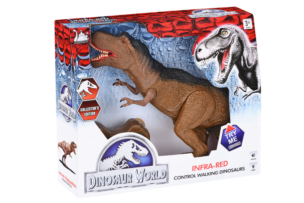 Динозавр Same Toy коричневий зі світлом і звуком (Тиранозавр) RS6123Ut