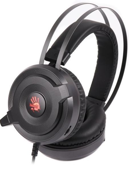 Навушники A4Tech Bloody G520S з підсвічуванням, чорний колір, USB