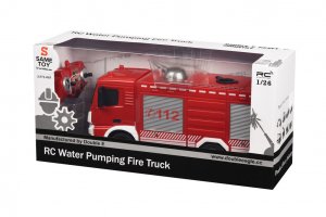 Машинка Same Toy на р/у Пожарная машина с распылителем воды