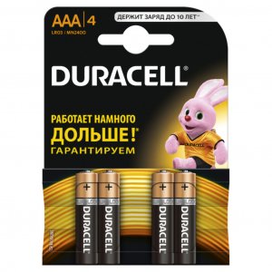 Батарейка Duracell LR03 MN2400 (коробка) шт 10x4.