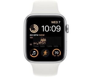 Смарт-часы Apple Watch SE GPS 40mm Silver Case with White Sport Band (MNJV3UL/A)