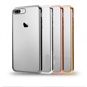 Накладка Vpower iPhone 7 Luxury Plating Frame Soft TPU Rose Gold
