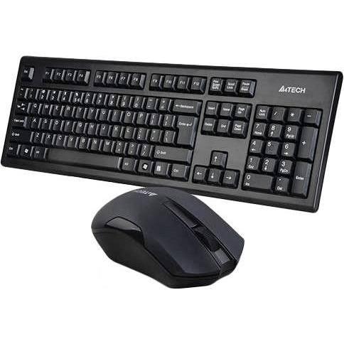 Клавиатура+мышка A4Tech 3000N (Black)