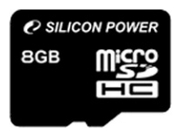 Карта памяти Silicon Power microSDHC card 8GB Class 10 no adapter