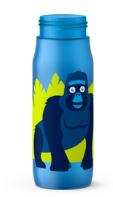 Пляшка для пиття Tefal 0,6 л блакитна/декор "Горила"