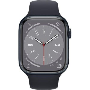 Смарт-часы Apple Watch Series 8 GPS 45mm Midnight Aluminium Case with Sport Band M/L (MNUL3) *