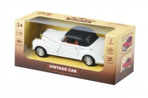 Автомобиль Same Toy Vintage Car (белый закрытый кабриолет)