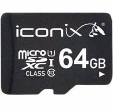 Карта памяти ICONIX microSD 64GB class 10 + adapter