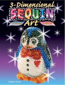 Набор для творчества 3D Penguin Sequin Art