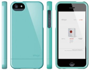Чехол Elago iPhone 5 - Glide Case (coral blue)