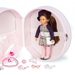 Кейс LORI для кукол DELUXE с аксессуарами (розовый)