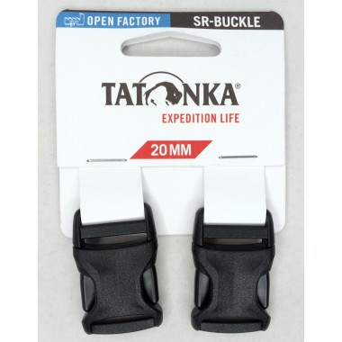 Застібка-фастекс 20мм для ременів (2 шт.) Tatonka SR-Buckle чорна