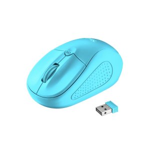 Мышка Trust Primo Wireless Mouse Neon Blue
