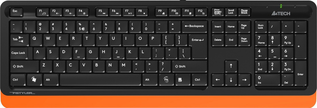 Клавиатура A4Tech Fstyler FK10 (Orange)