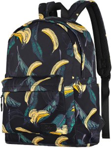 Рюкзак для ноутбука 2E TeensPack Bananas, черный (2E-BPT6114BB)