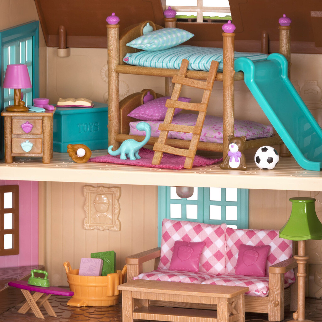 Ігровий набір Li`l Woodzeez - Двох'ярусне ліжко для дитячої кімнати