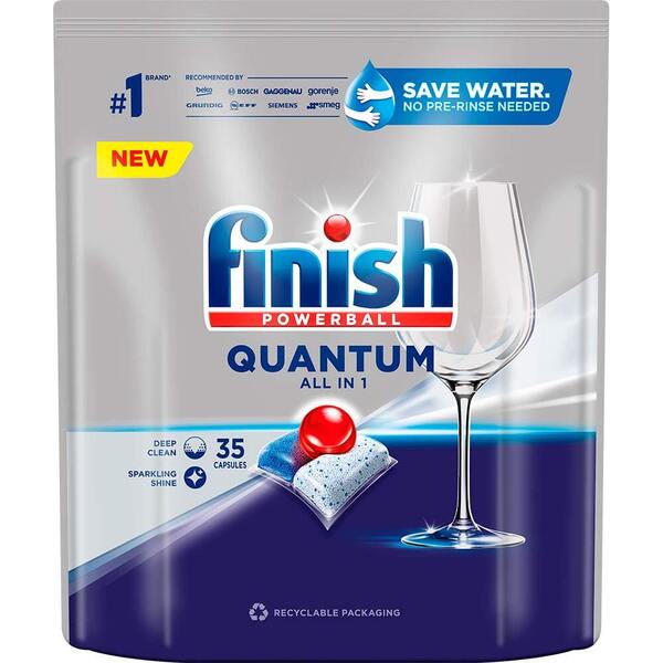 Таблетки для посудомийних машин Finish Quantum All in 1, 35 шт