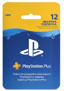 Подписка на PlayStation Plus 12 месяцев