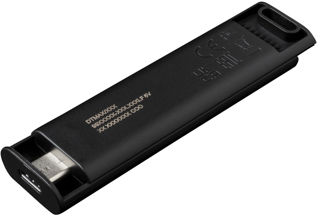 USB флешдрайв Kingston DataTraveler Max 512GB USB 3.2 Type-C Black (DTMAX/512GB)