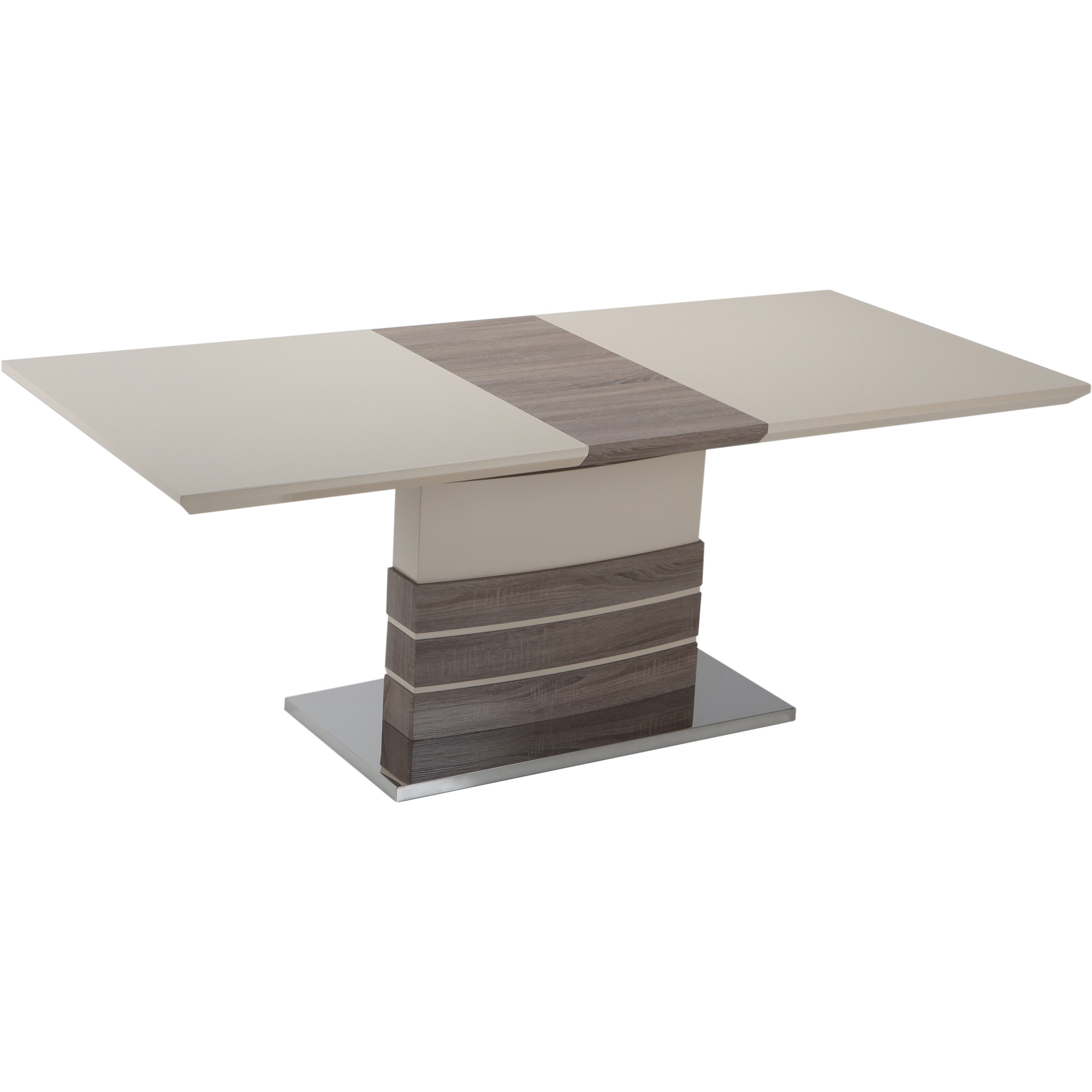Кухонний стіл GT KY-8105 (140-180 * 80 * 76) Beige/Wooden