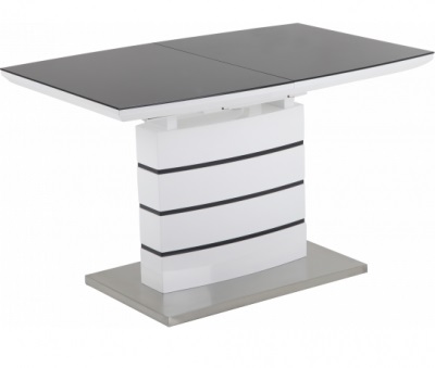 Кухонний стіл GT DT8053-2 (140-180 * 80 * 76) White/Gray